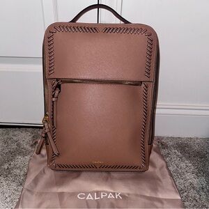 CALPAK Kaya 15 inch Laptop Backpack in Caramel